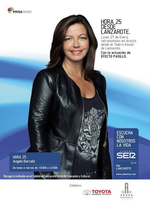 Angels Barceló en Lanzarote