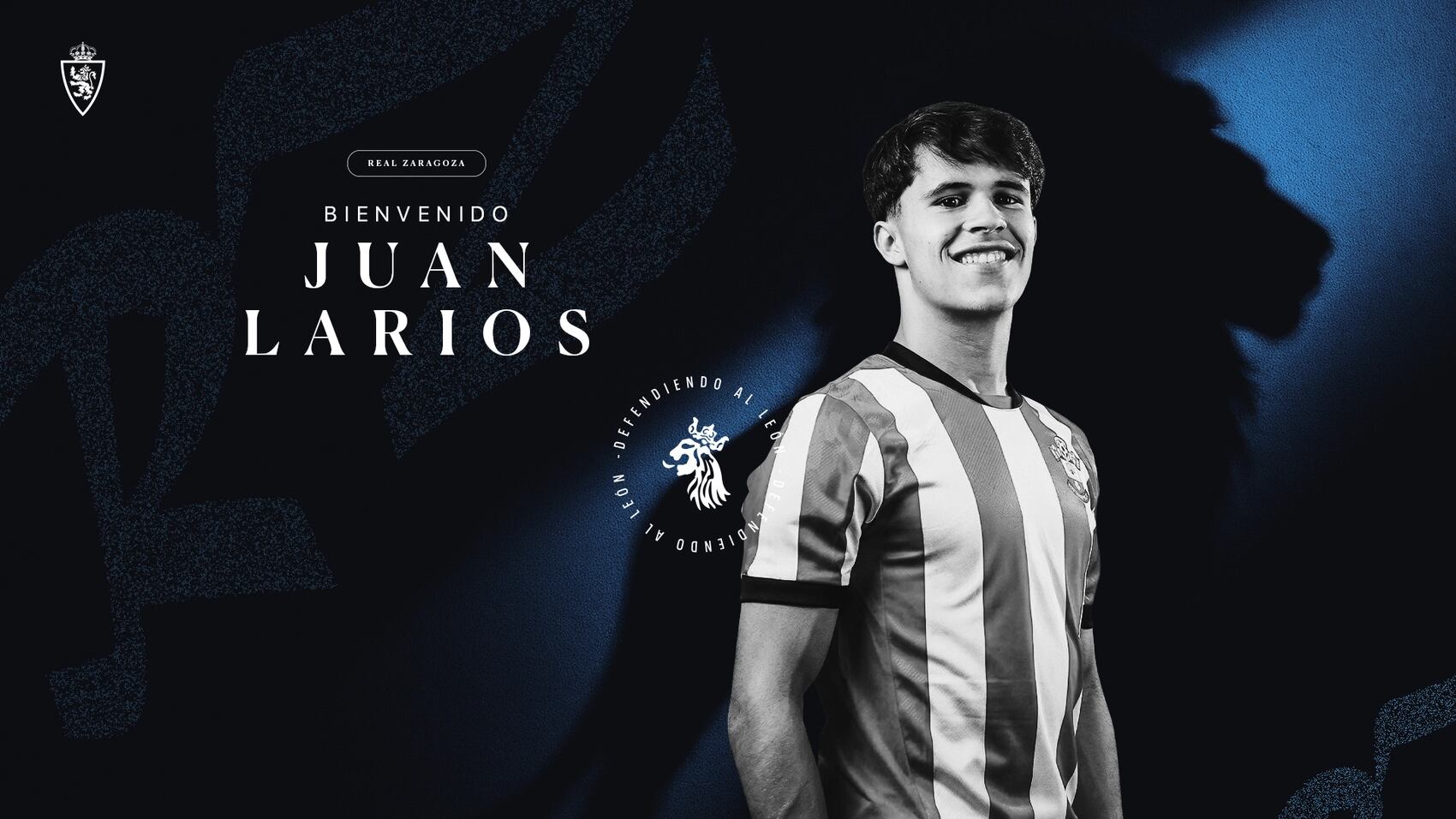 Juan Larios, nuevo jugador del Real Zaragoza