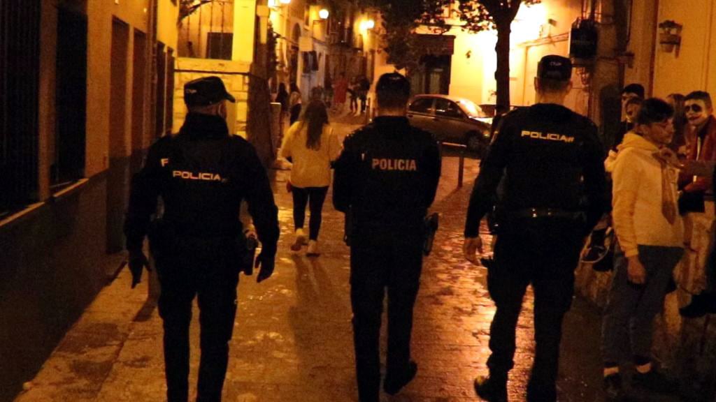 Dispositivo de vigilancia del Carnaval en Alicante