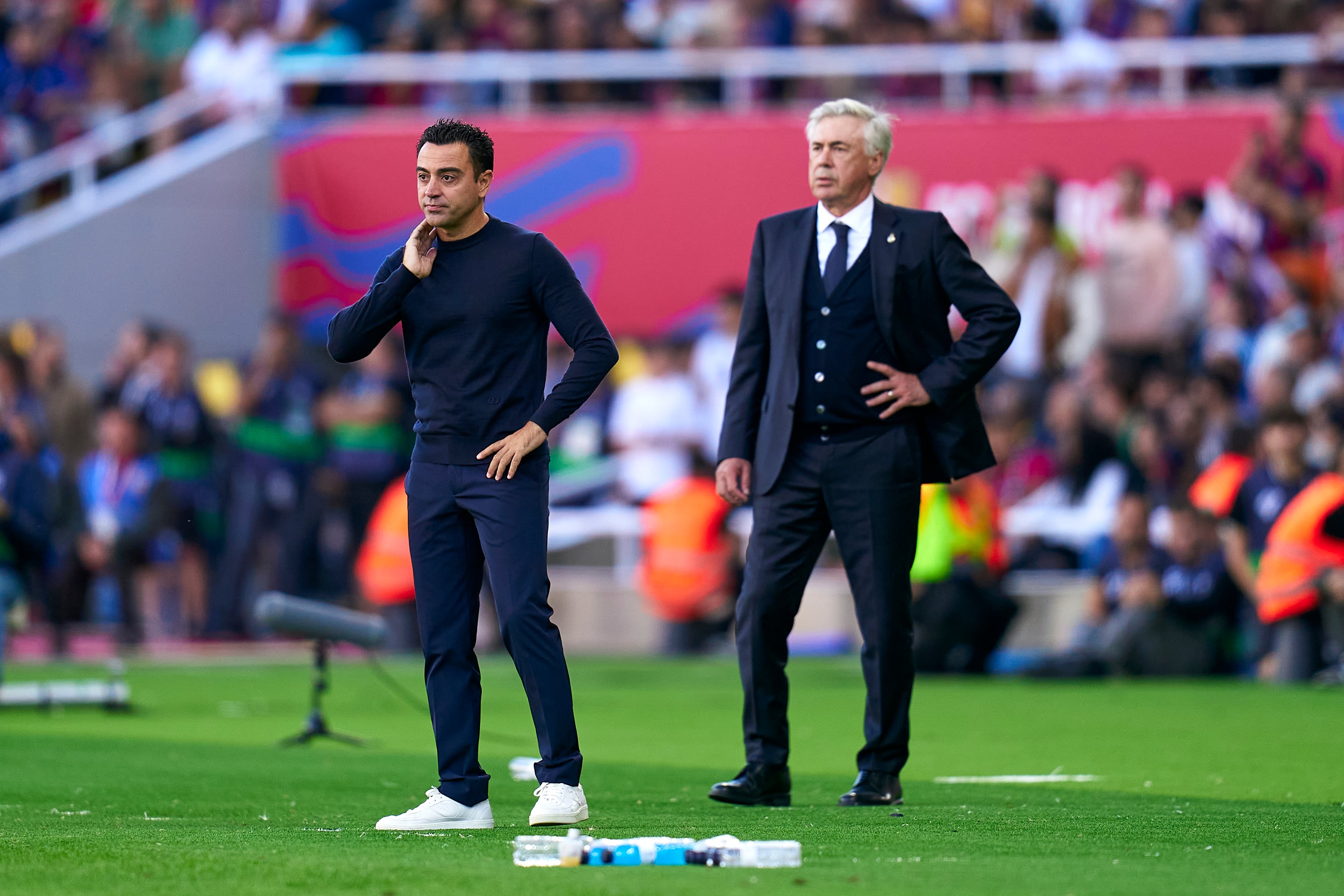 Xavi Hernández y Carlo Ancelotti se vuelven a enfrentar en un Clásico entre FC Barcelona y Real Madrid