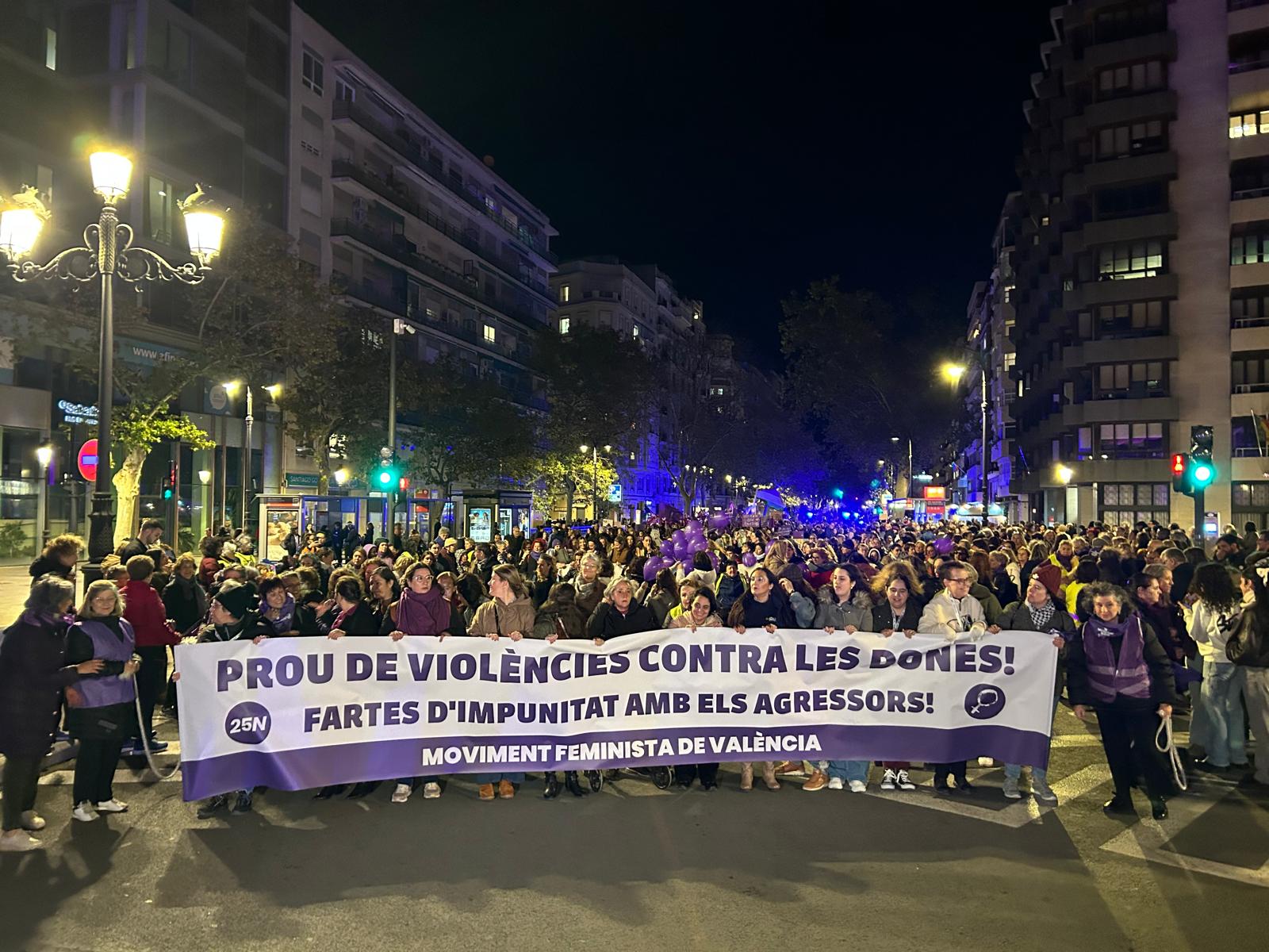 Manifestación del 25 N de 2025 en València