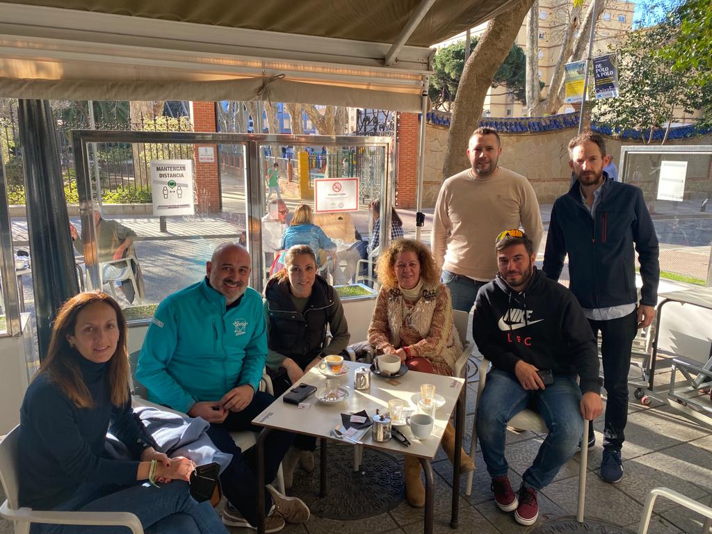 Un momento de la reunión celebrada entre ambas asociaciones