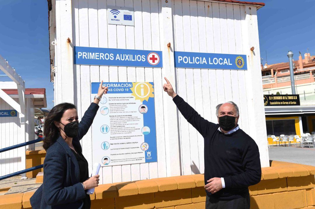 Rodríguez y Landaluce en Getares.