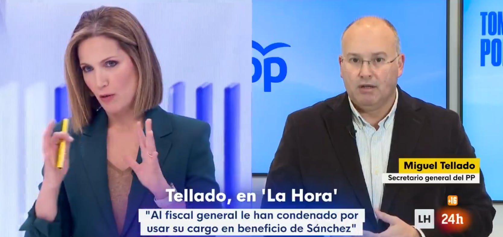 Intxaurrondo y Tellado en &#039;La Hora de la 1&#039;