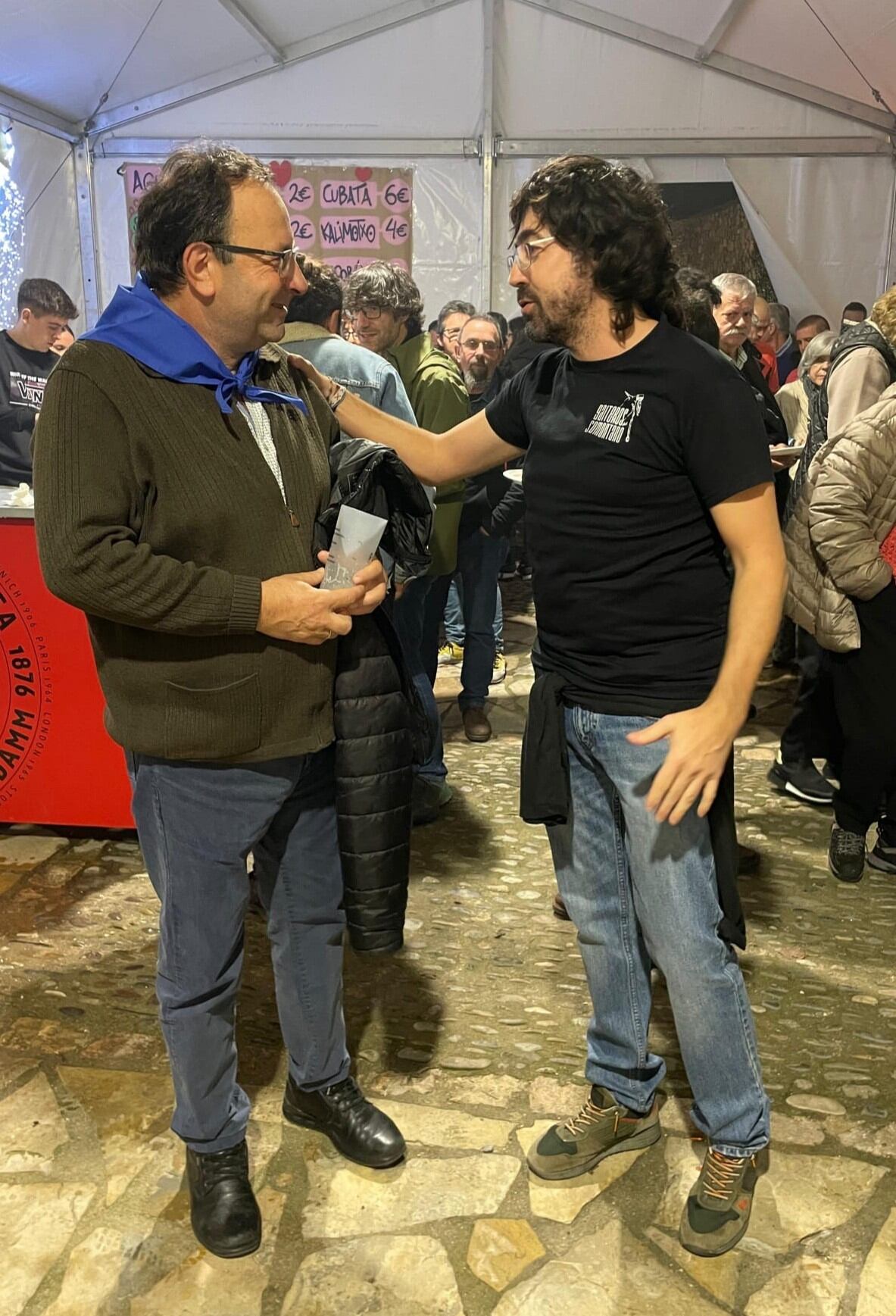 Mariano Altemir con Manuel Rodríguez