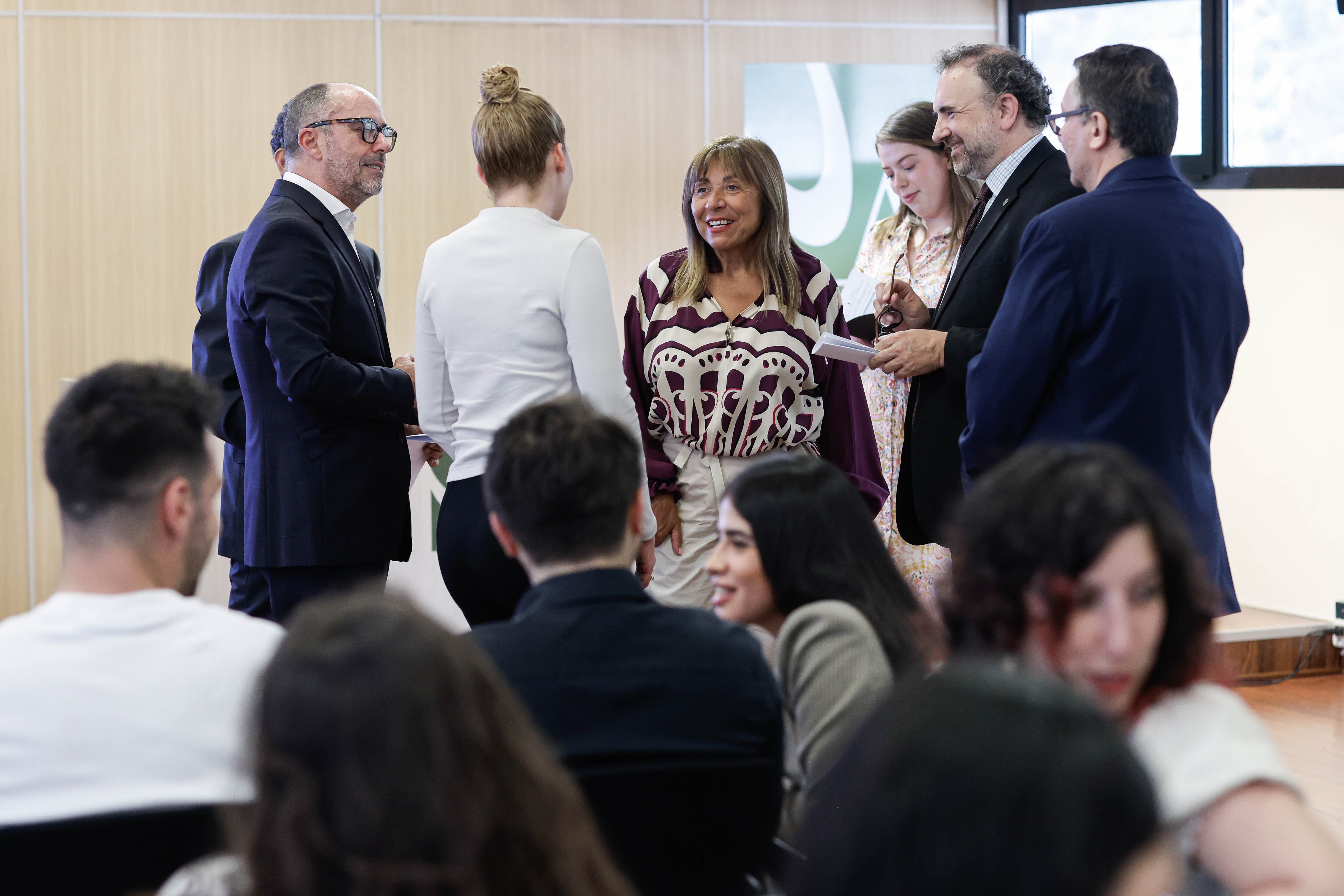 La ministra d'Economia, Conxita Marsol, durant la clausura de la 24a edició del  Taller d'emprenedors