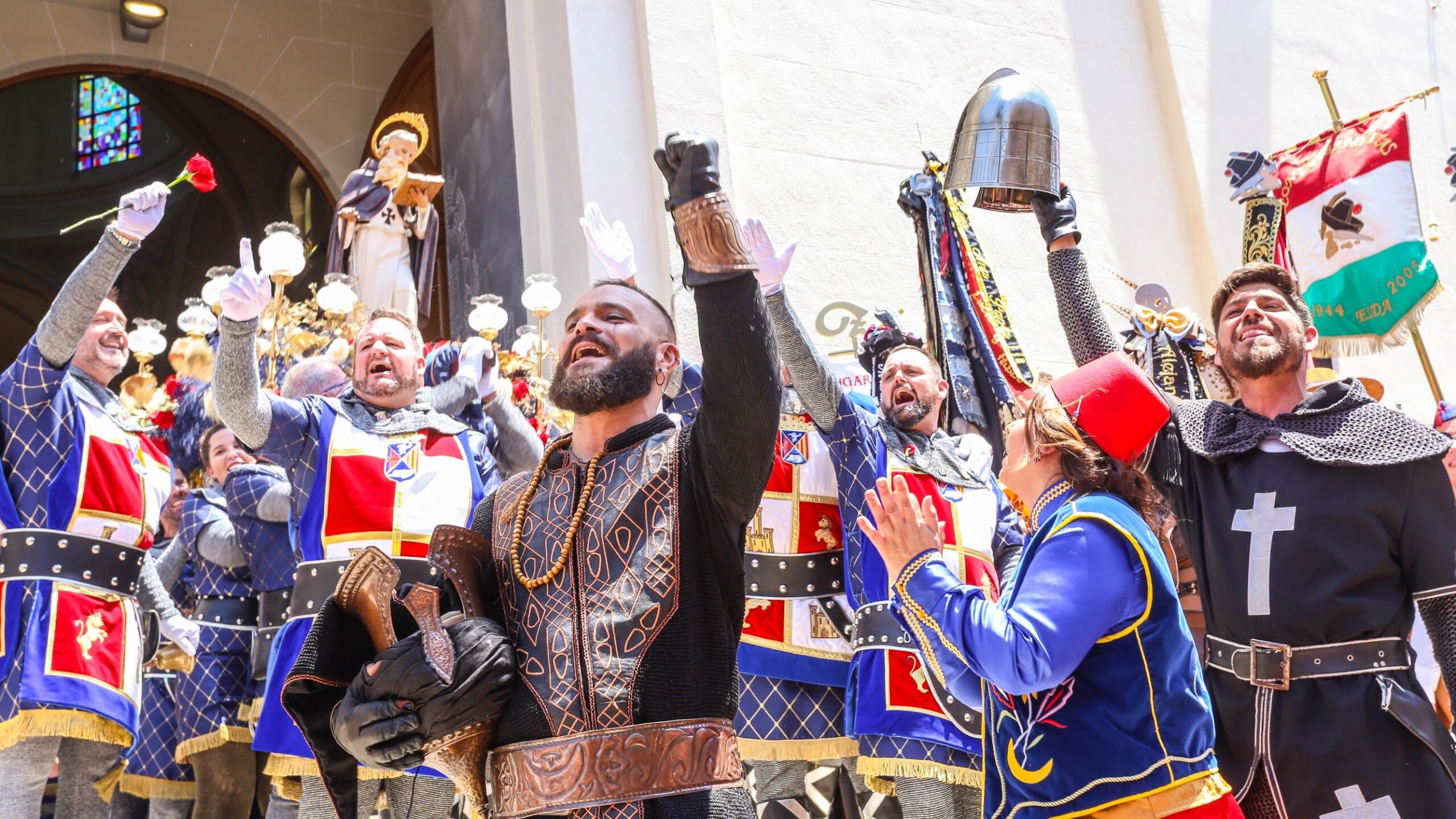 San Antón ya se encuentra en la iglesia de Santa Ana