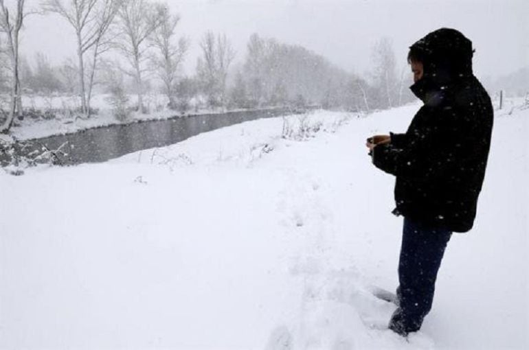 Temporal de nieve en Palencia durante el año 2015