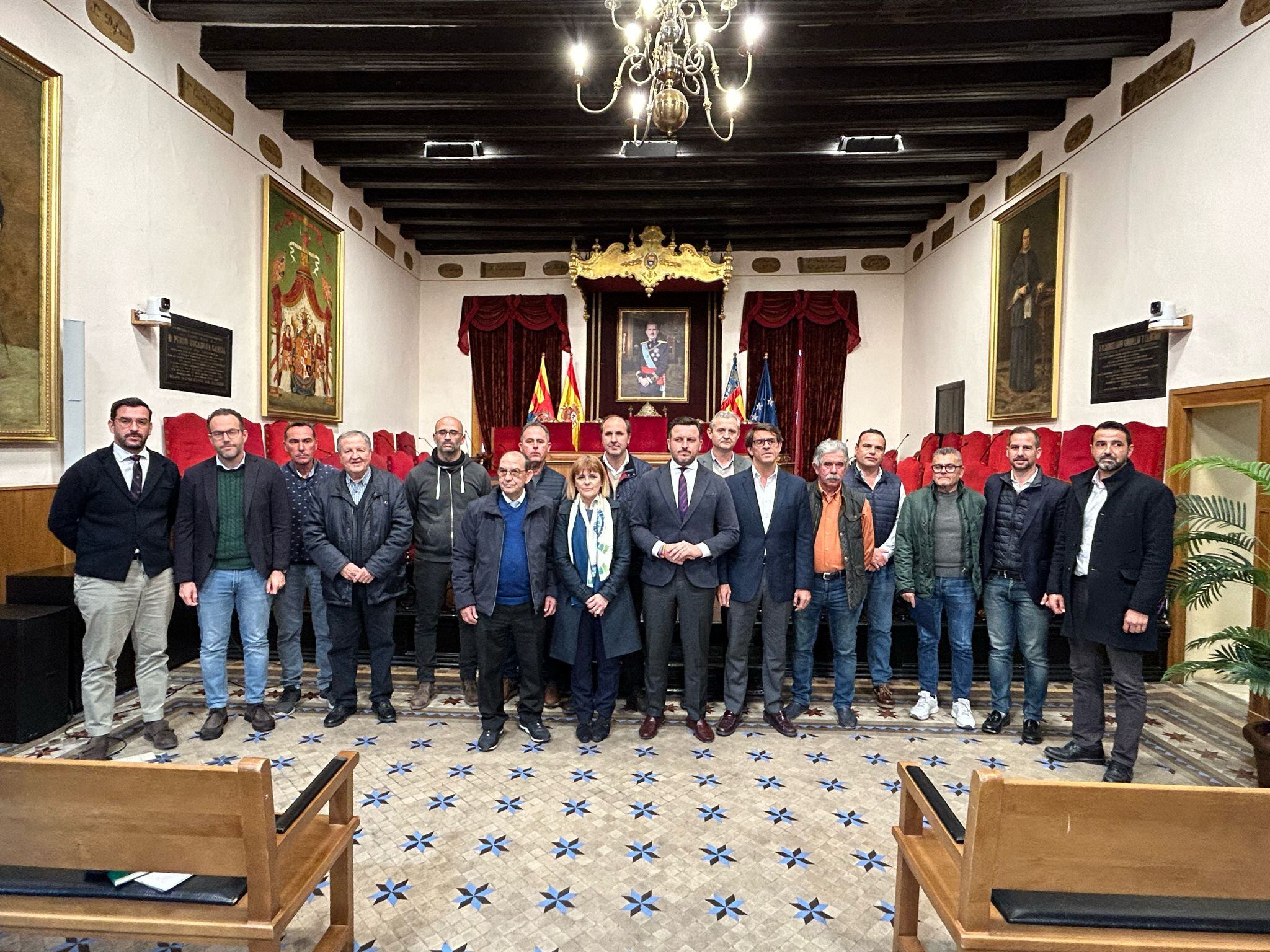 Unión con los agricultores en Elche