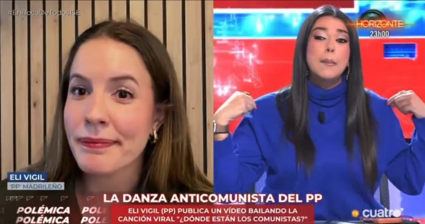 Sarah Santaolalla en el programa 'En Boca de Todos'.
