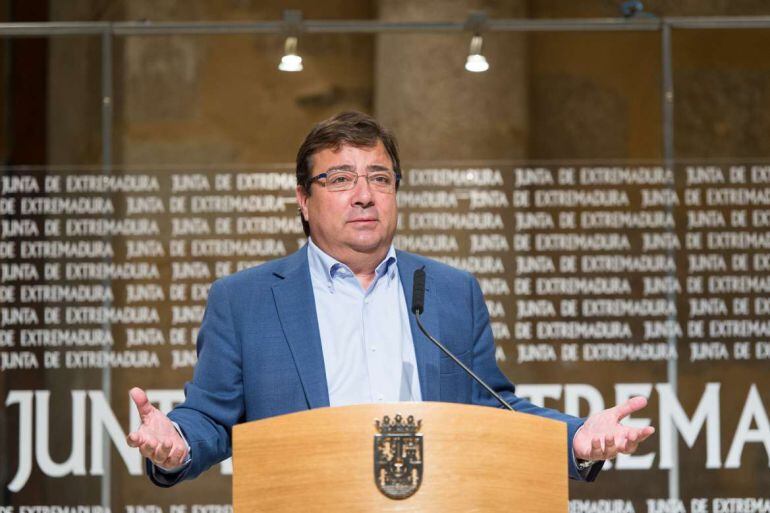 Vara, en la rueda de prensa posterior al consejo de gobierno de la Junta.