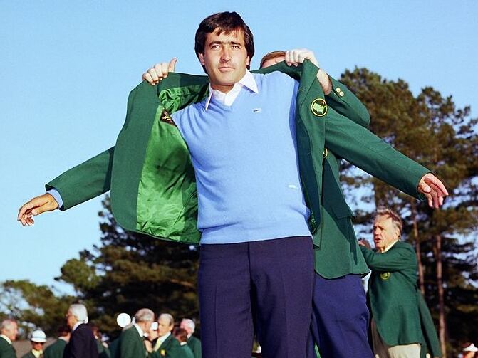 Imagen de archivo de 1983 de Severiano Ballesteros en el Masters de Augusta.