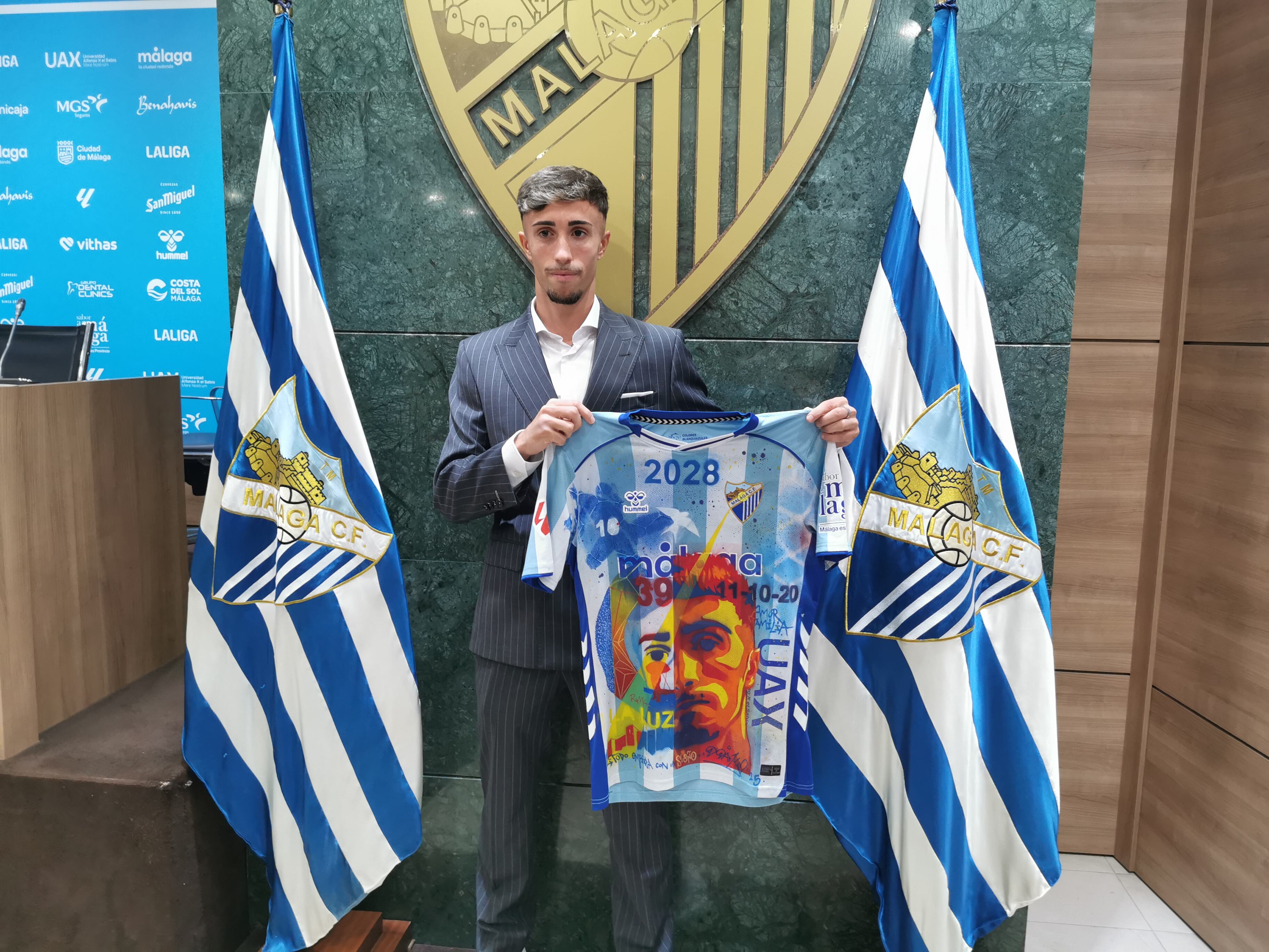 David Larrubia, en su comparecencia ante los medios