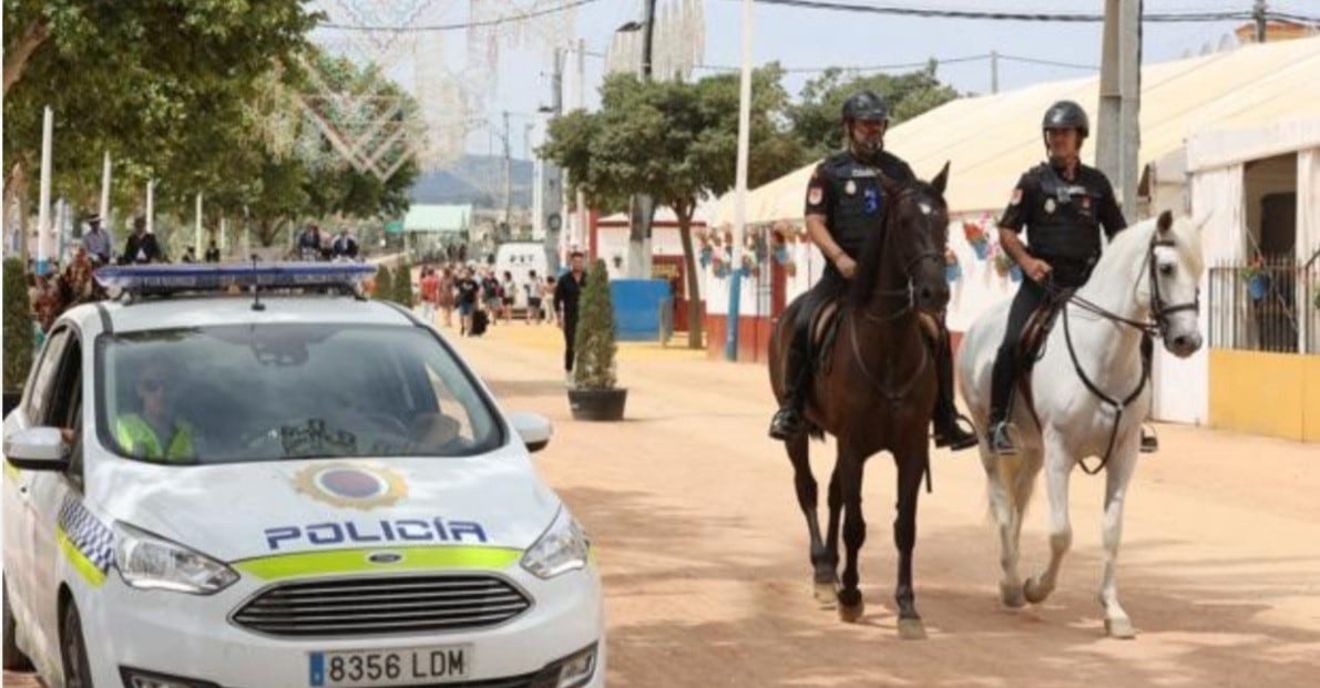 Policía Local de Córdoba en la feria