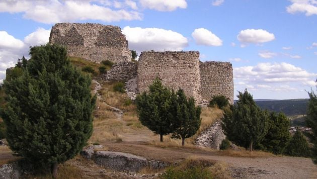 Castillo de Rochafría antes de su rehabilitación.