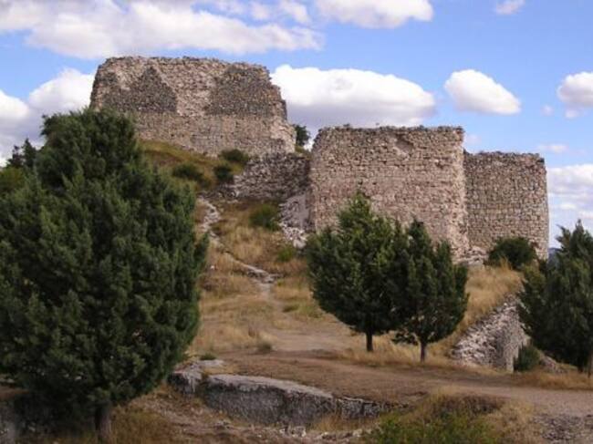 Castillo de Rochafría antes de su rehabilitación.