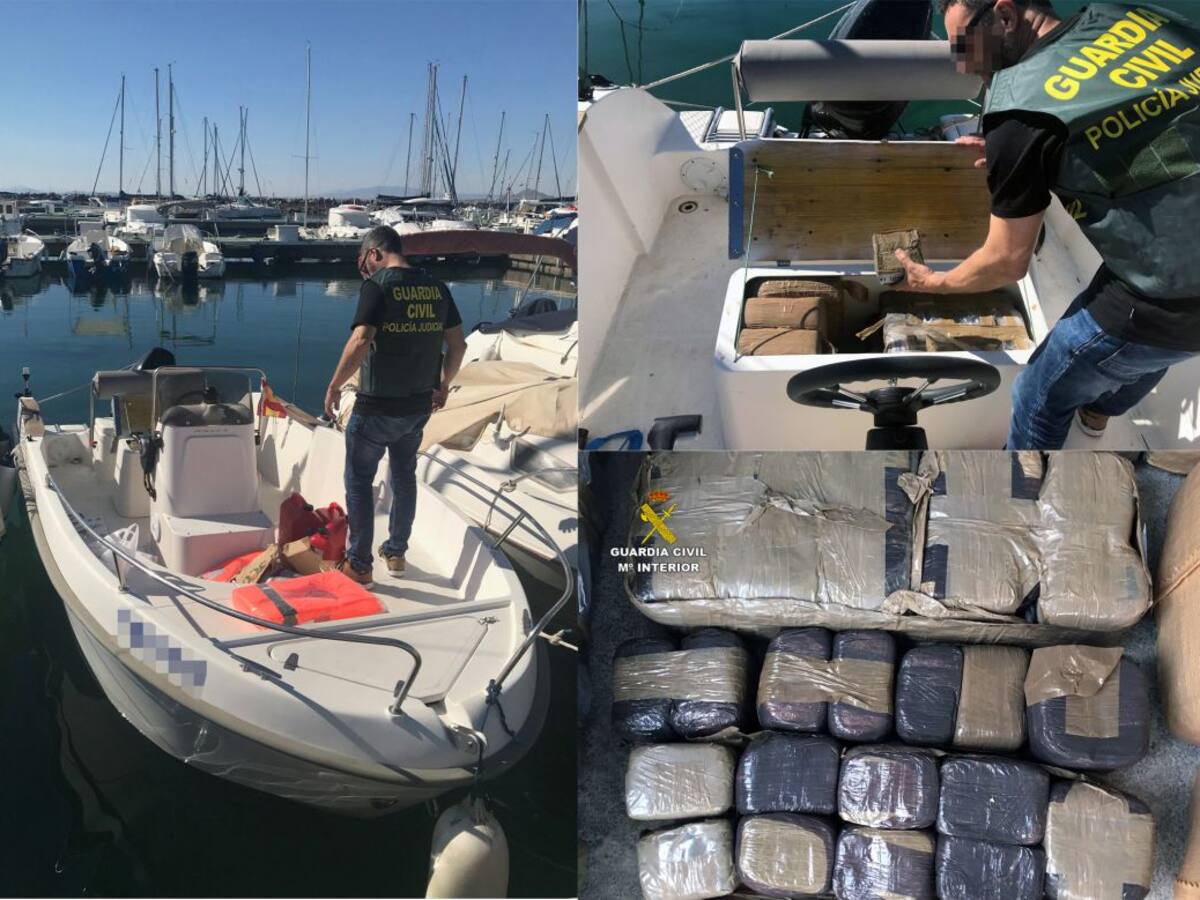Una organización criminal dedicada a la introducción de hachís a través del Mar Menor ha sido desmantelada