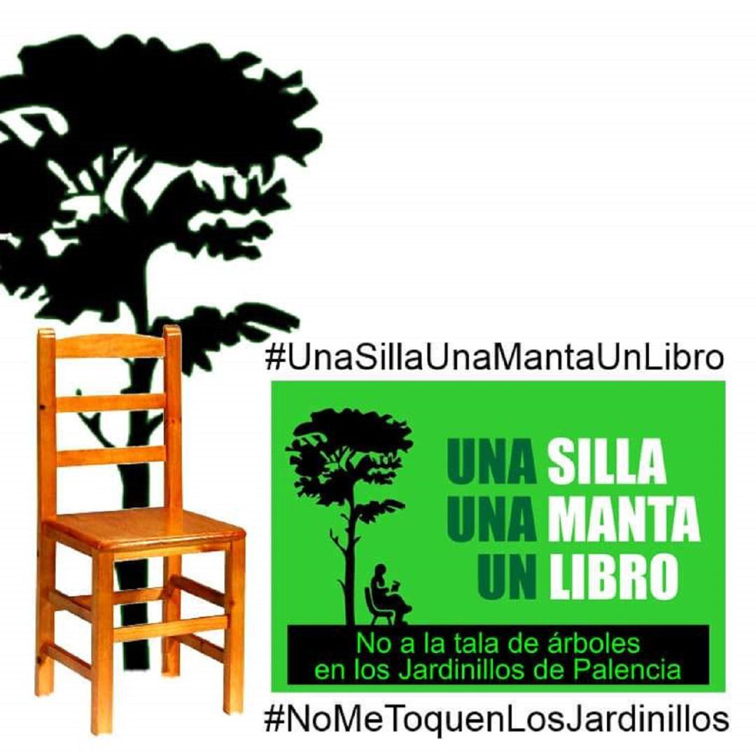 Sigue la lucha contra la tala de árboles en el parque de Jardinillos de Palencia