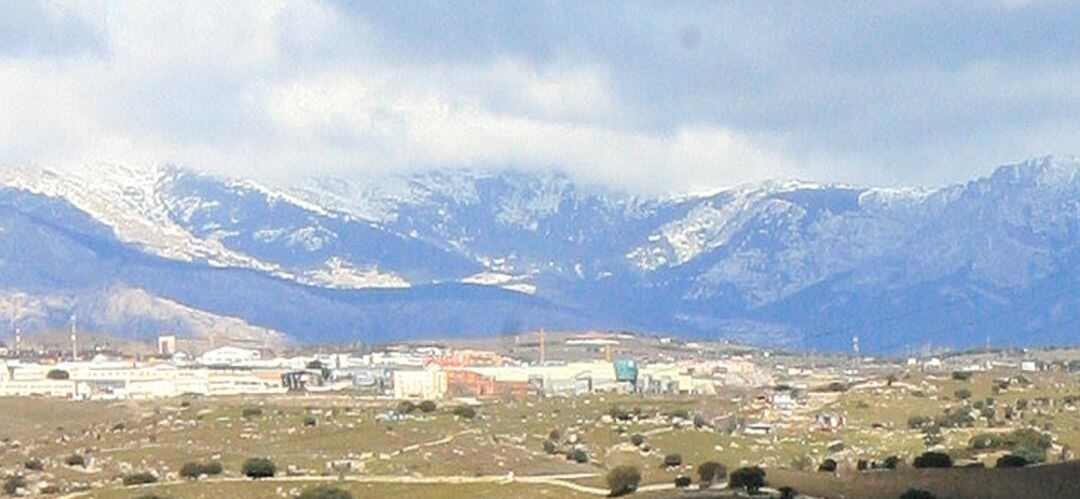 Nieve en la sierra norte de Madrid