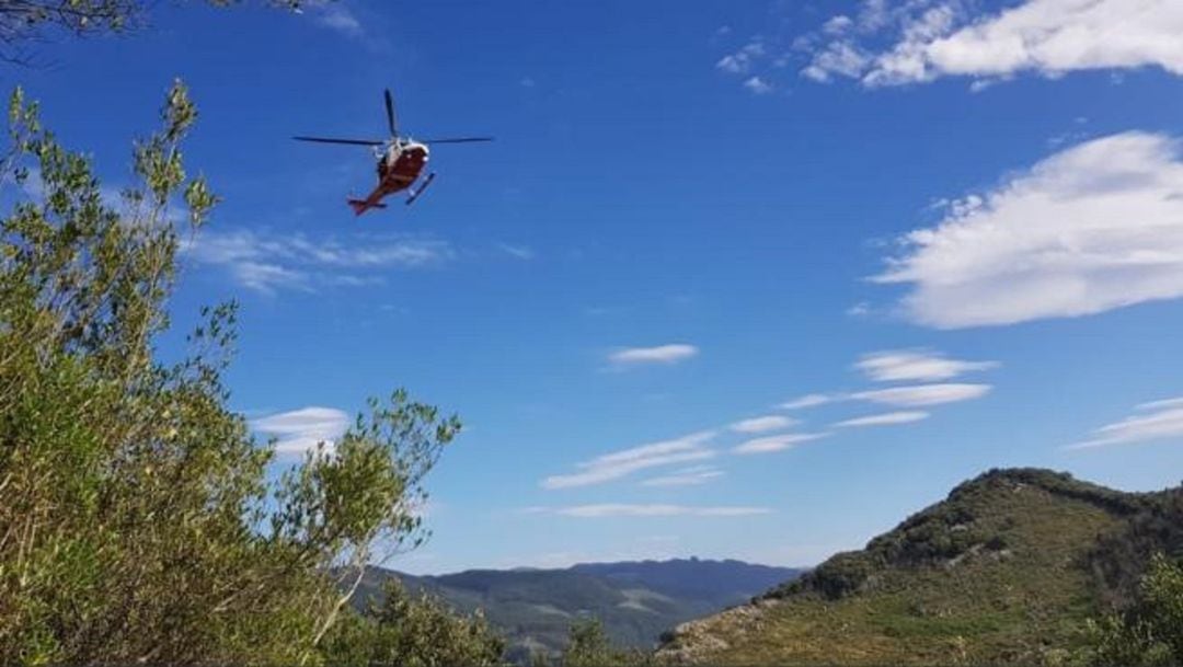 Helicóptero del Gobierno de Cantabria.