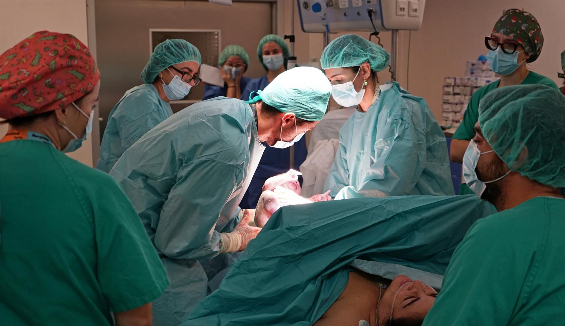 Imagen de una cesárea