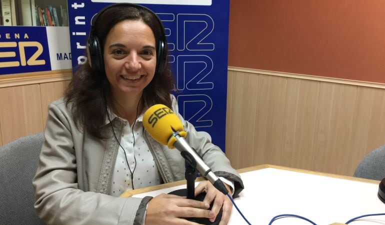 Sara Hernández, alcaldesa de Getafe, en los estudios de Cadena SER Madrid Sur