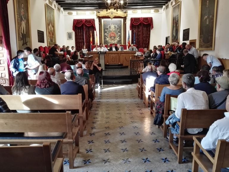 Imagen del pleno municipal de octubre