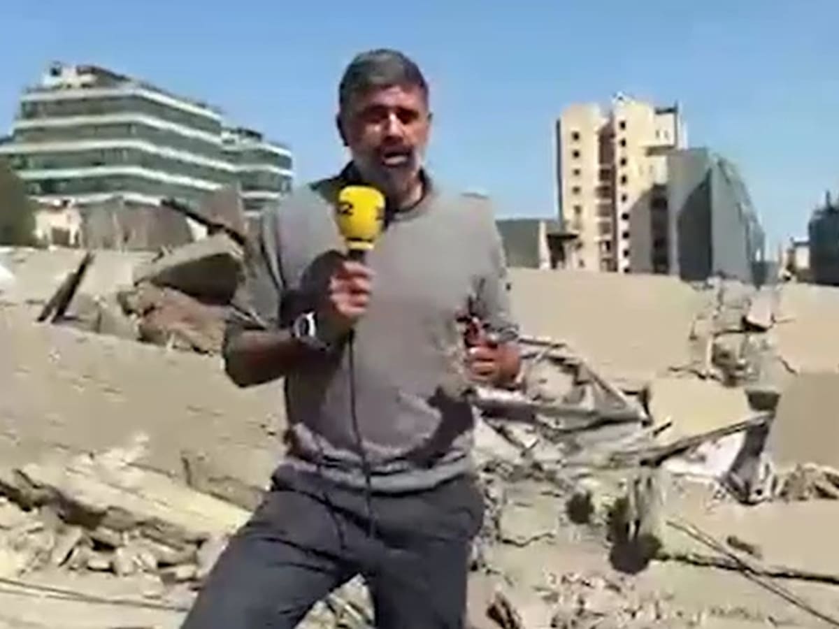 "Este edificio de 11 plantas se ha convertido en esta montaña de añicos": los últimos bombardeos de Israel en Beirut dejan una veintena de muertos