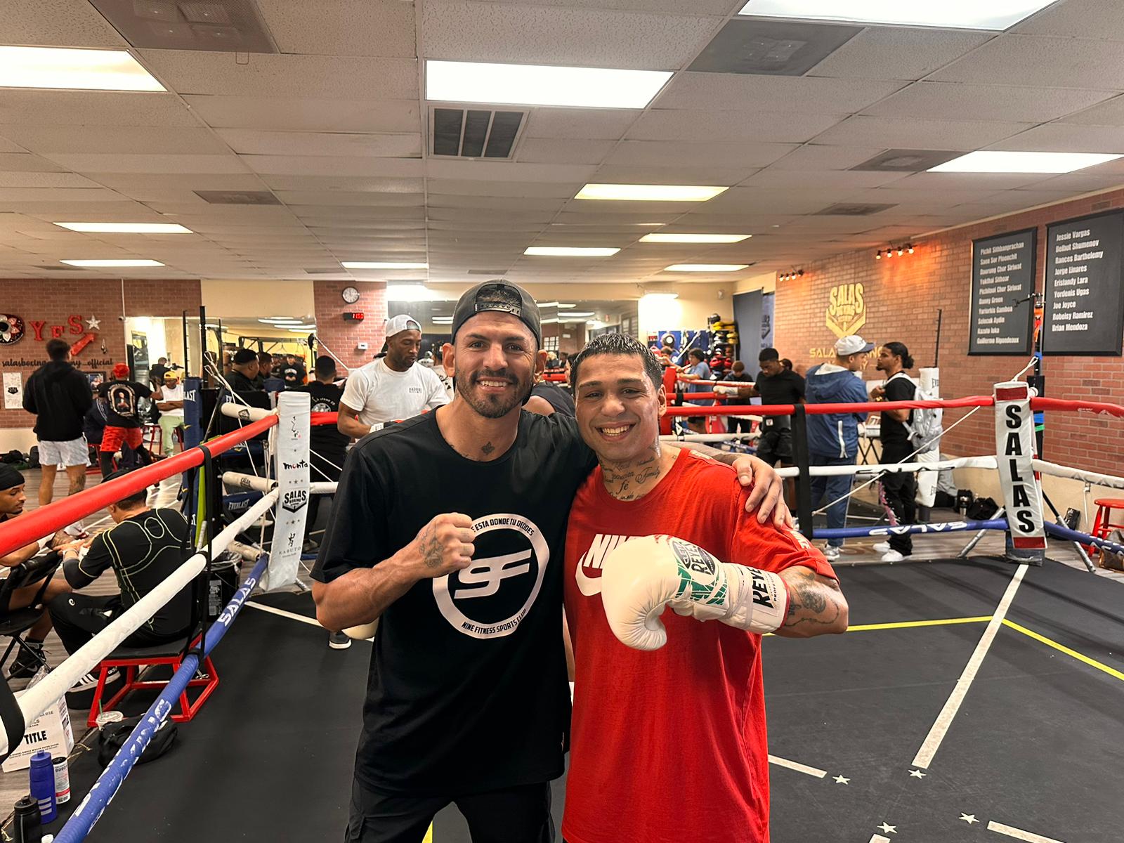 Salvi se prepara con los mejores en Las Vegas