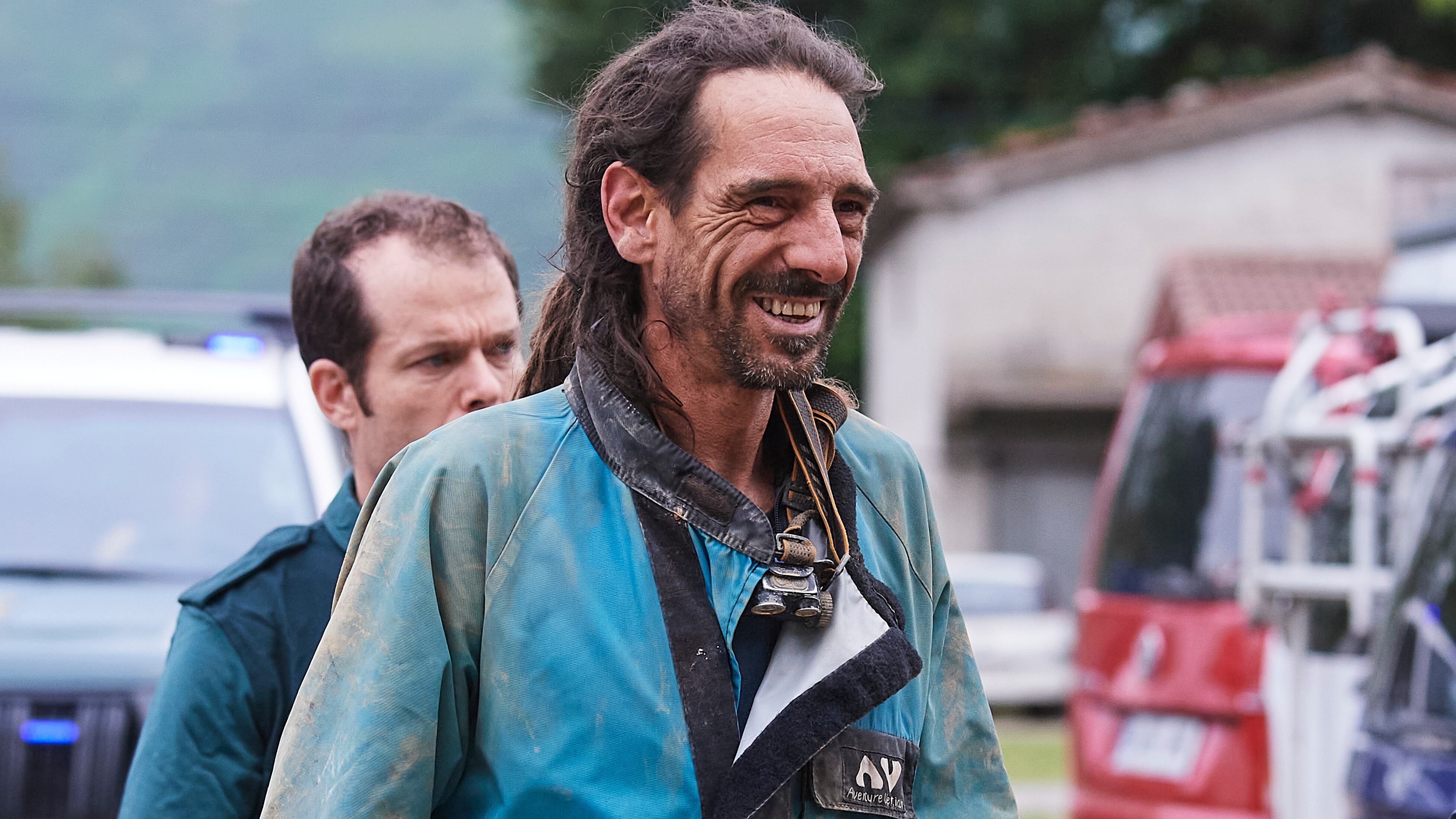 Uno de los espeleólogos rescatados este lunes en Soba (Cantabria)