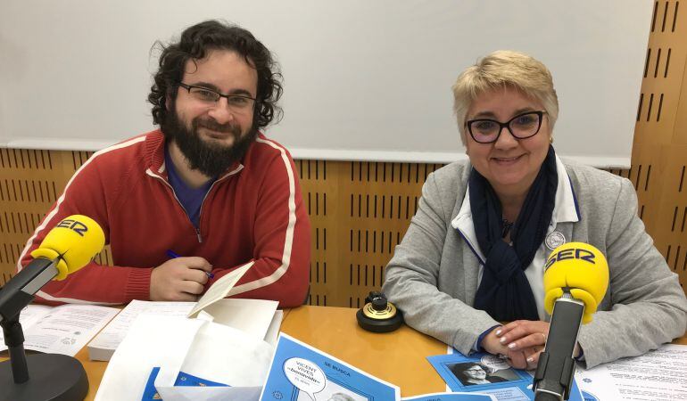 El concejal Jaramillo y la concejala Castillo en los estudios de Radio Valencia