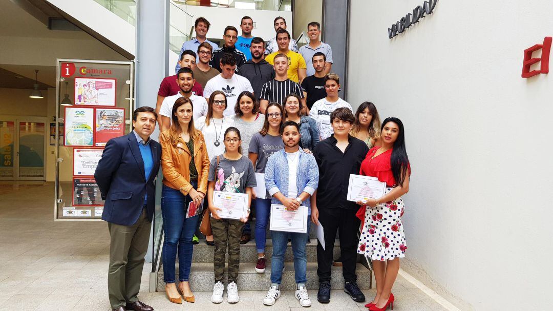 Participantes en el Programa de Empleo Juvenil.