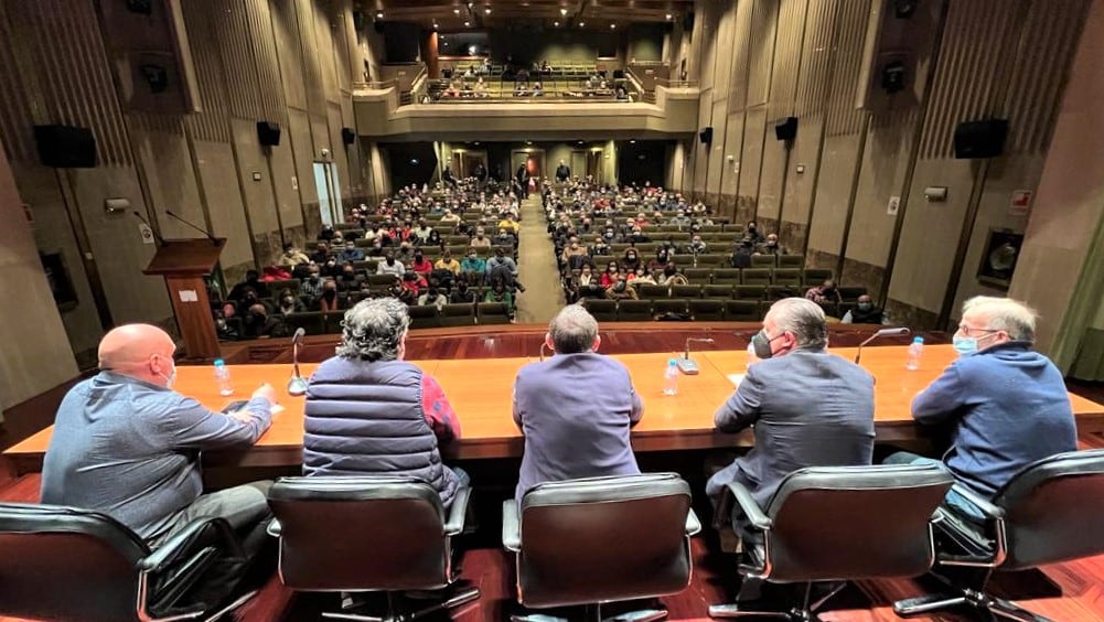 Imagen de archivo de una asamblea de ASAJA Palencia