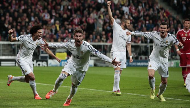 El defensa del Real Madrid ha decidido con sus goles la semifinal de la Champions ante el Bayern de Múnich.