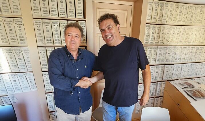 Hipólito Mercadal i Oriol Segura han pactat l'acord per posar l'aval de l'Hestia per jugar la LEB Or.