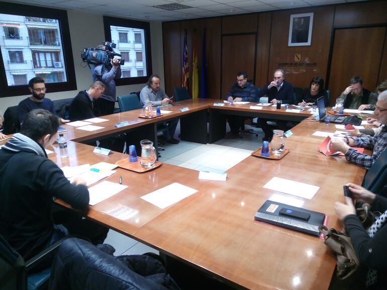 Reunión de la mesa sectorial de educación.