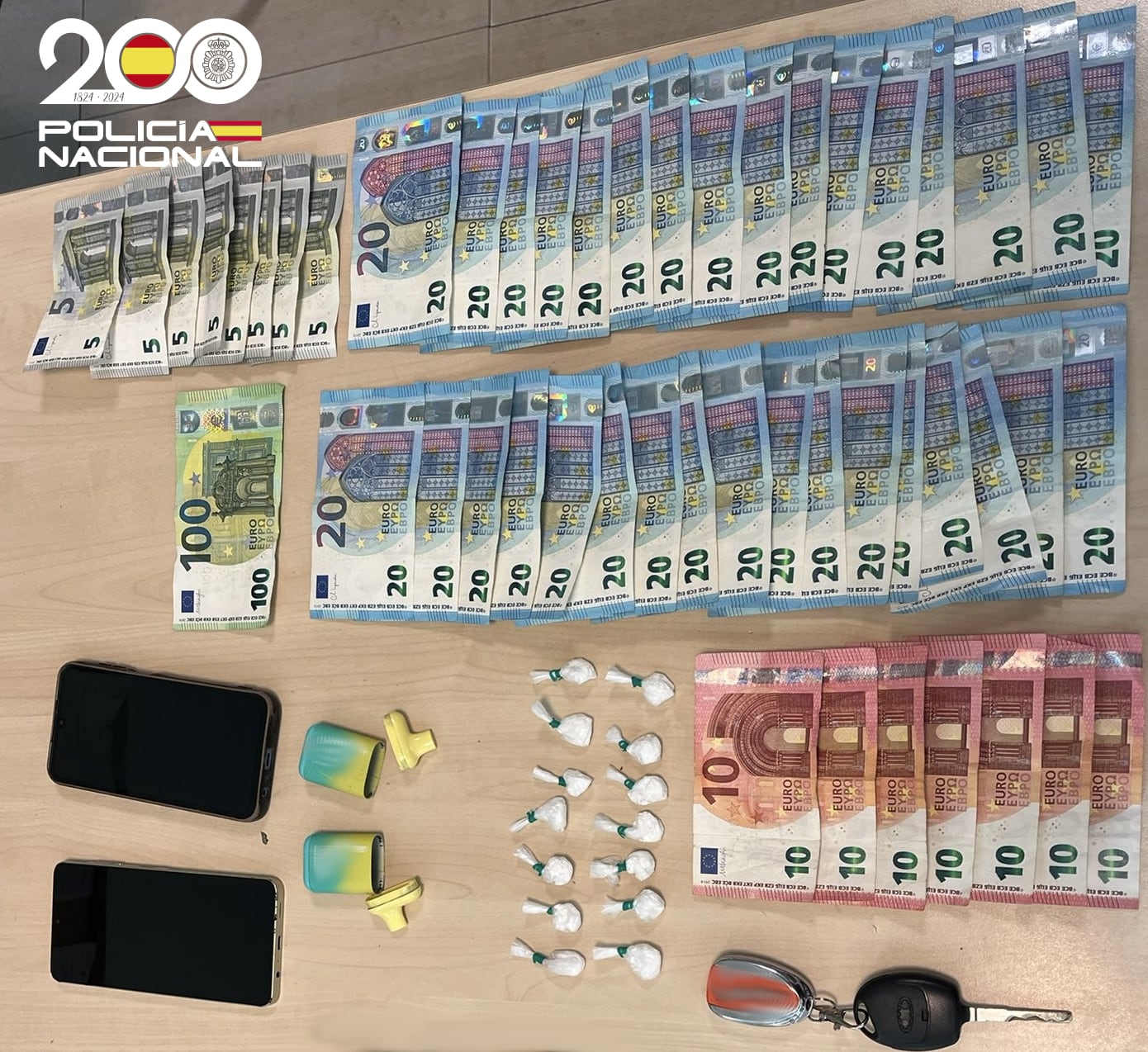 Imagen del material intervenido