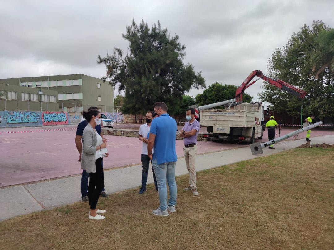 Imagen de los trabajos.