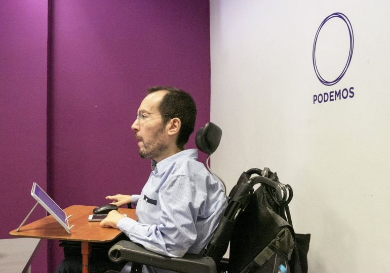 El secretario de Organización de Podemos, Pablo Echenique