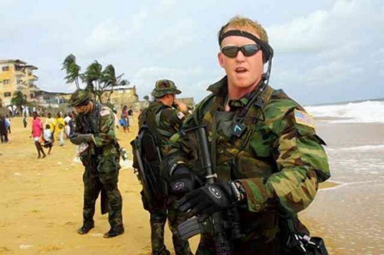 Rob O&#039;Neill en una imagen como soldado