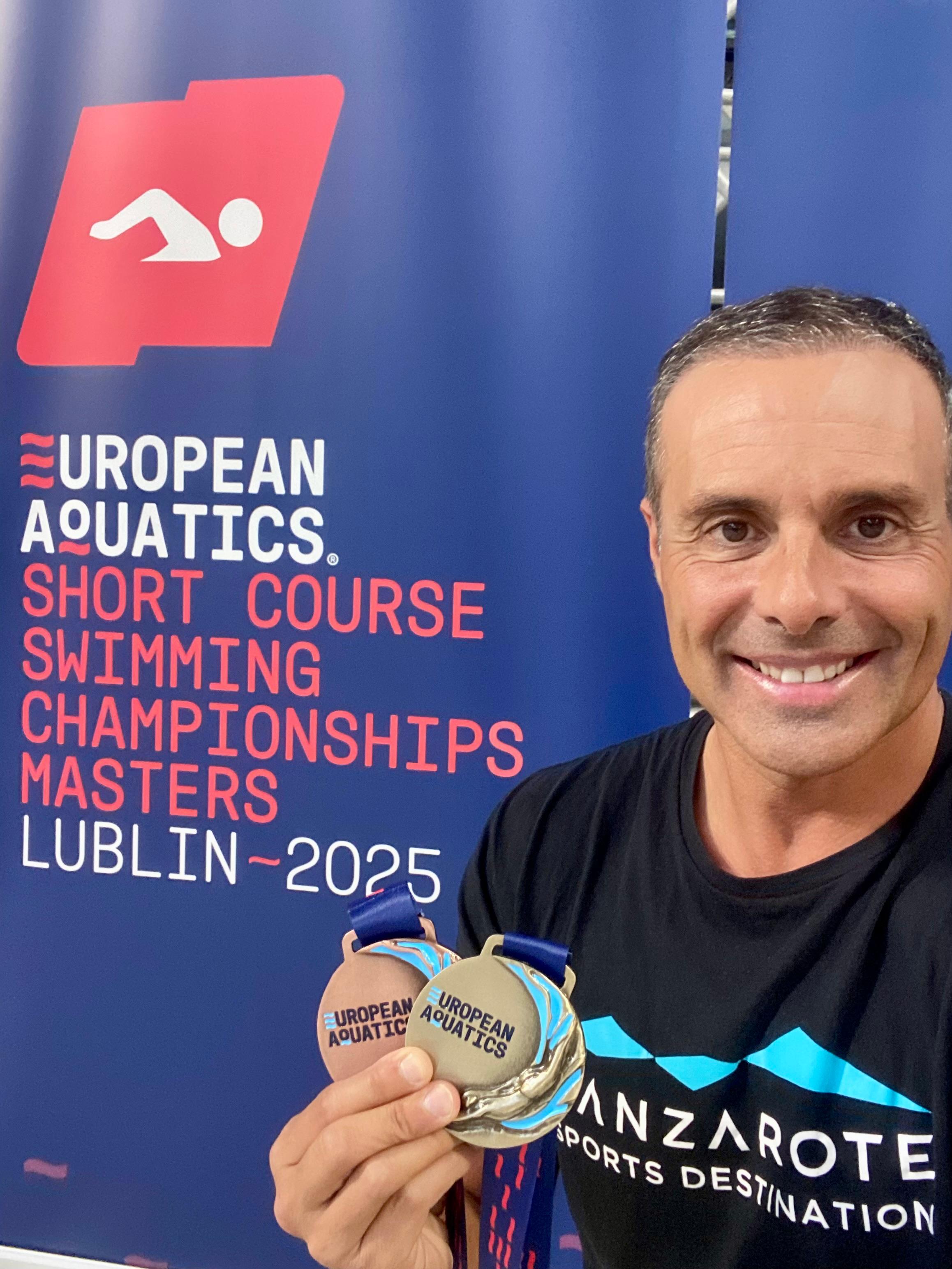 José Juan Aranda, nadador y entrenador residente en Lanzarote.