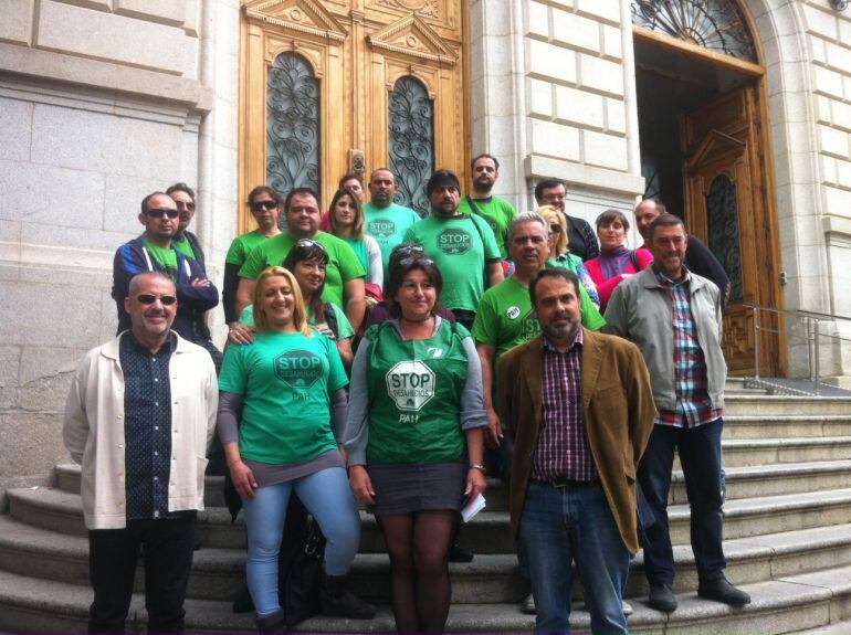 Miembros de la PAH en la Diputación de Toledo