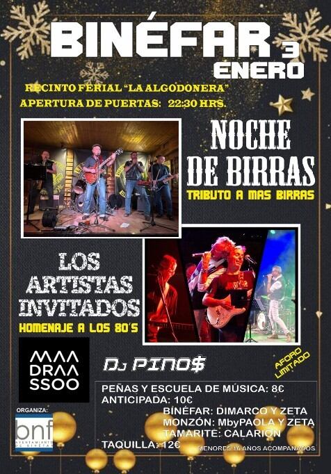 Actuaciones para el 3 de enero