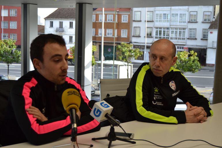 Tallón y Santi Valladares en rueda de prensa