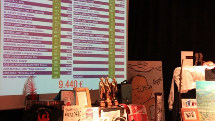 Subhasta a una edició anterior del Cap Nen Sense Joguina