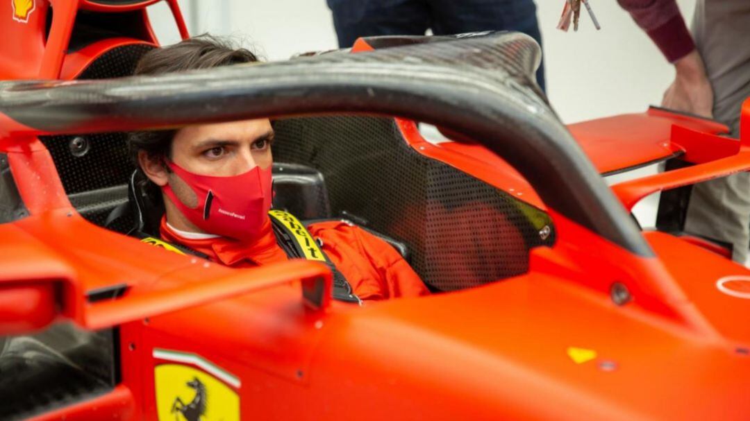 Carlos Sainz, piloto de Ferrari