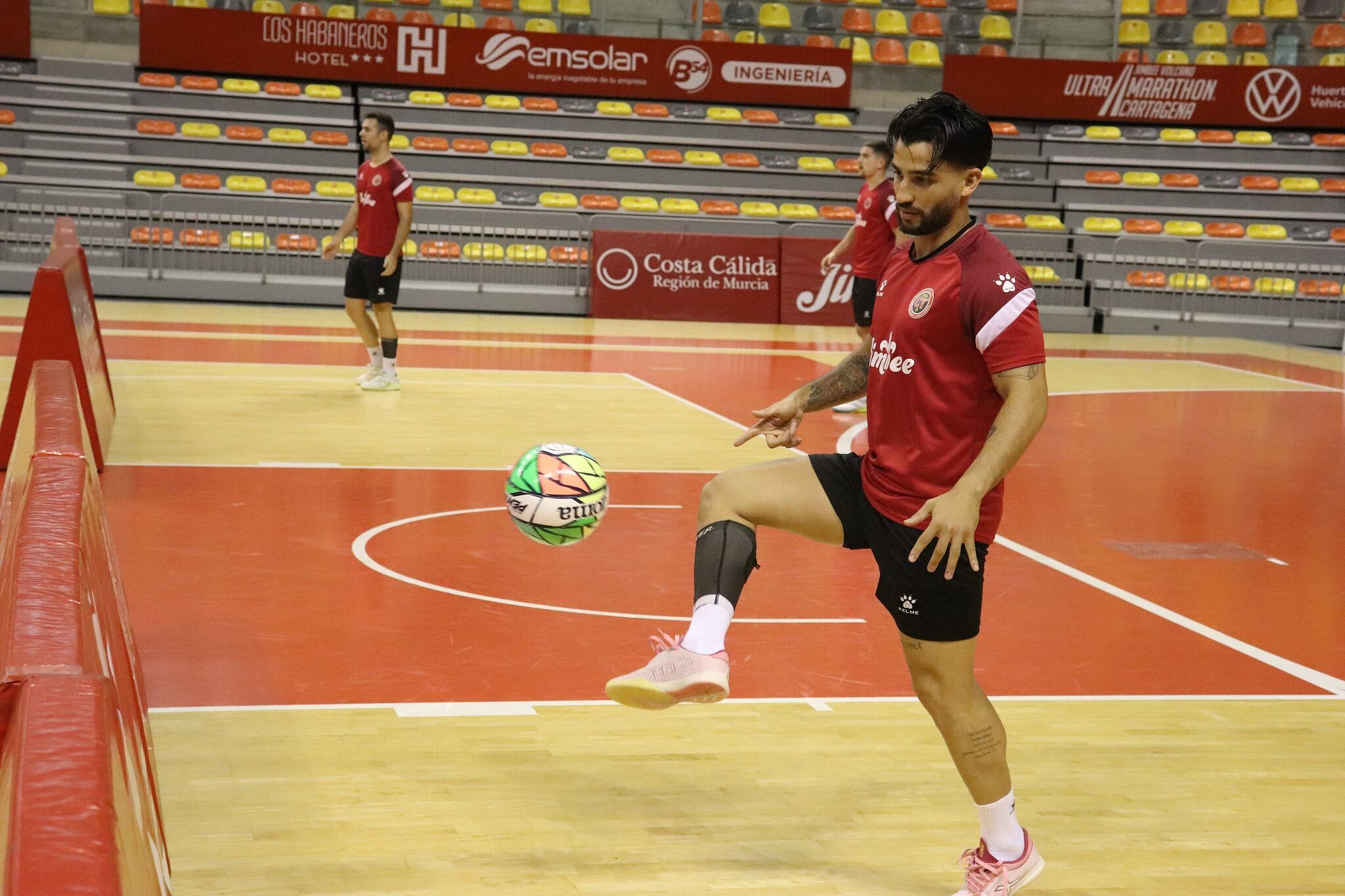 Waltinho durante un entrenamiento reciente