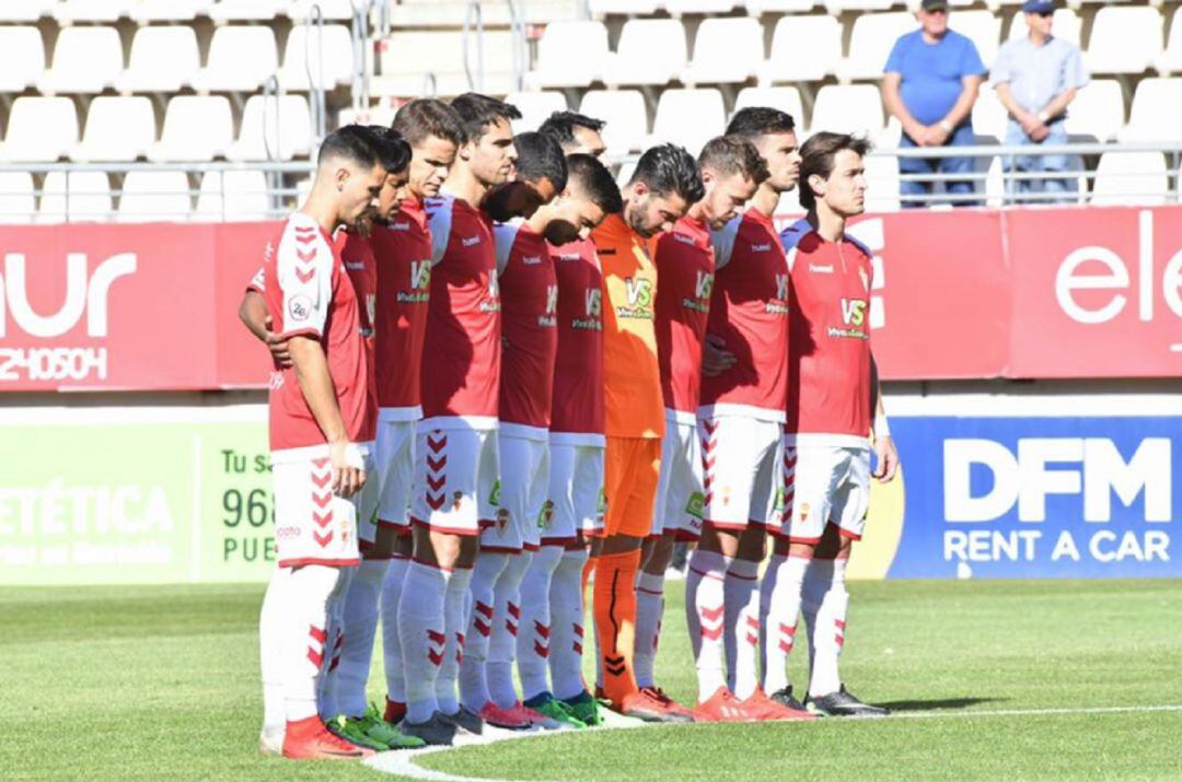 Imagen de archivo de la presente campaña del Real Murcia