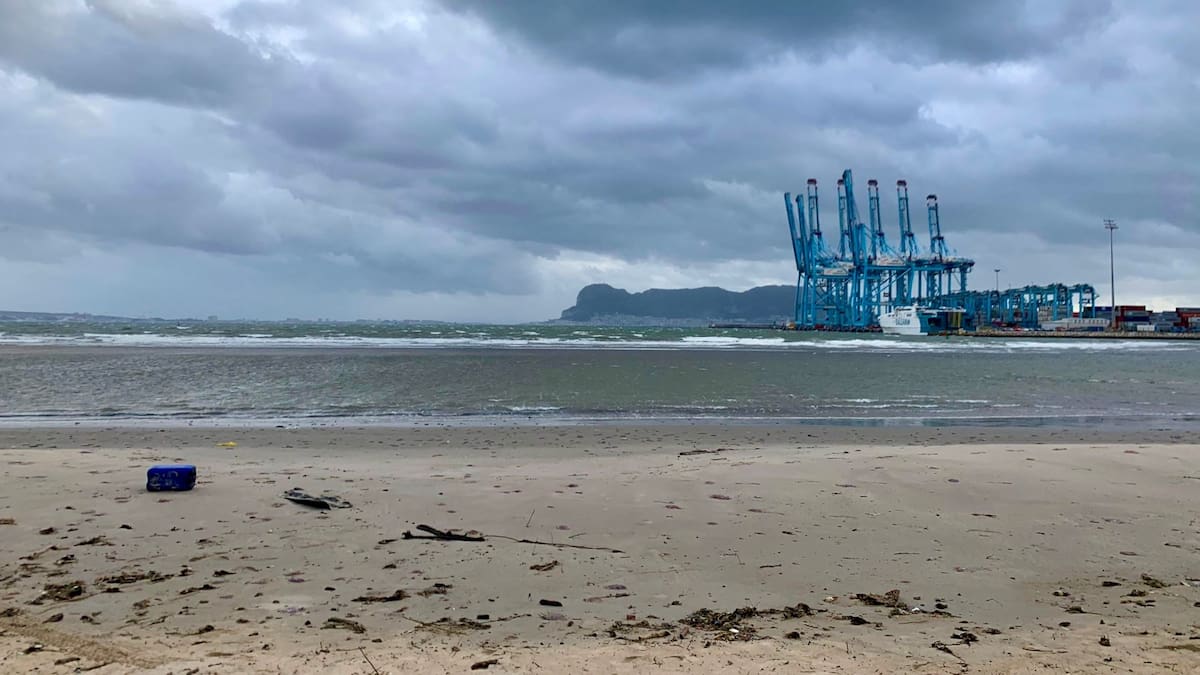Activado el nivel amarillo por oleaje toda la jornada en la zona del Estrecho