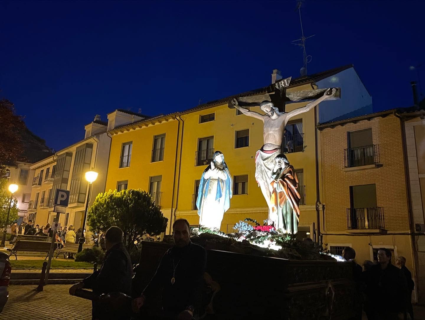 Una de las imágenes de la Semana Santa de Peñafiel